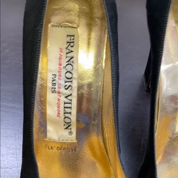 Vintage Francois Villon Paris Heels Sz 37 - Picture 10 of 15